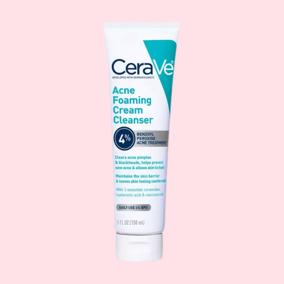 CeraVe Acne Foaming Cream Cleanser