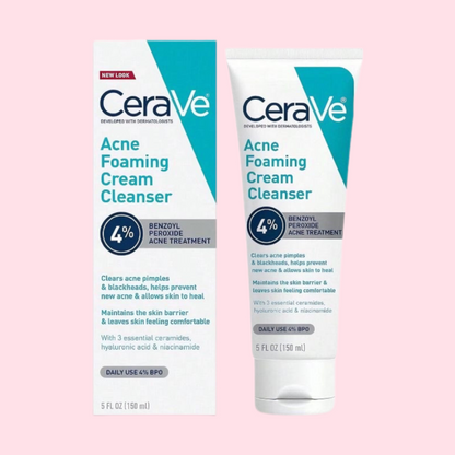 CeraVe Acne Foaming Cream Cleanser