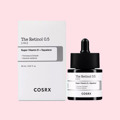 COSRX - The Retinol 0.5 Oil Super Vitamin E + Squalane